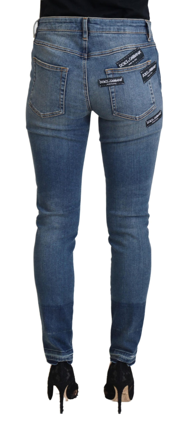 Elegant ripped denim pants - chic casual wear