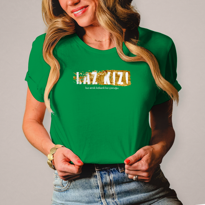 Damen T-Shirt Laz Kizi