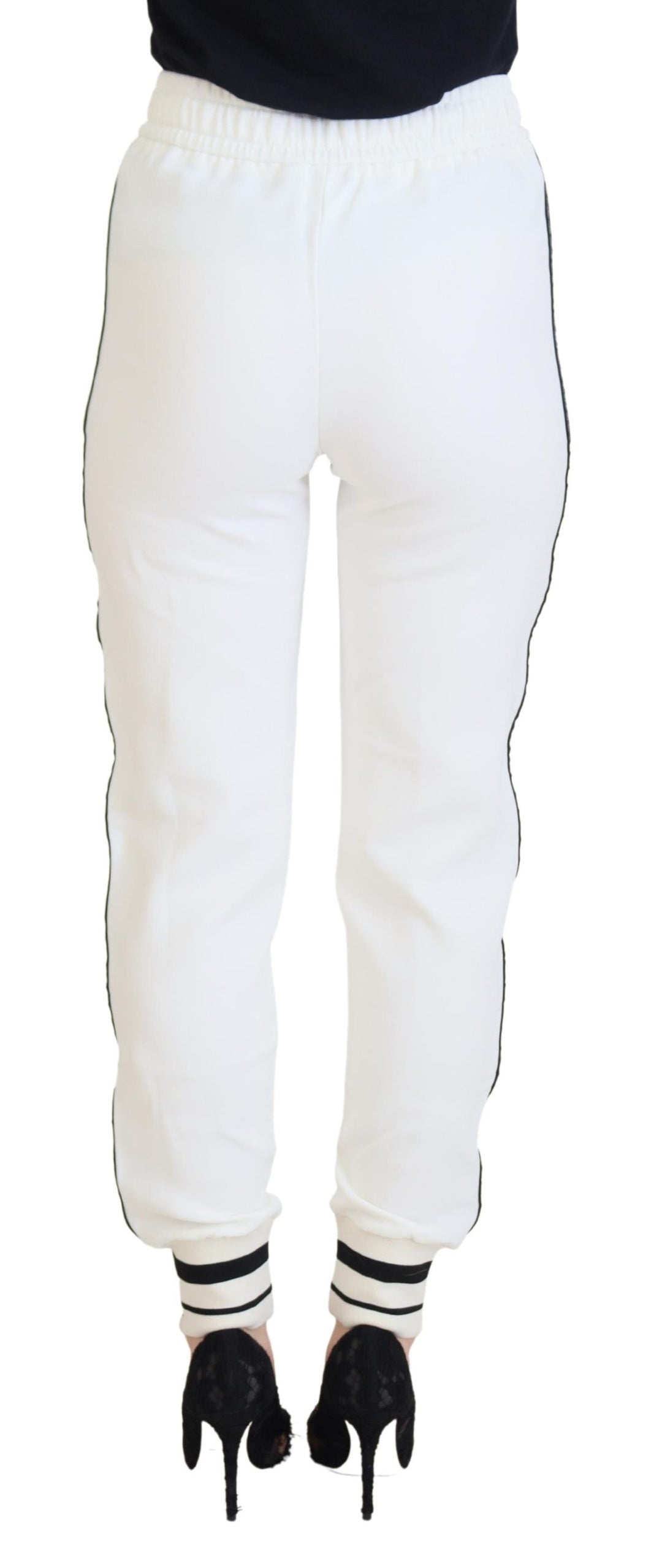 Weiße DG Logo Sweatpants Hose