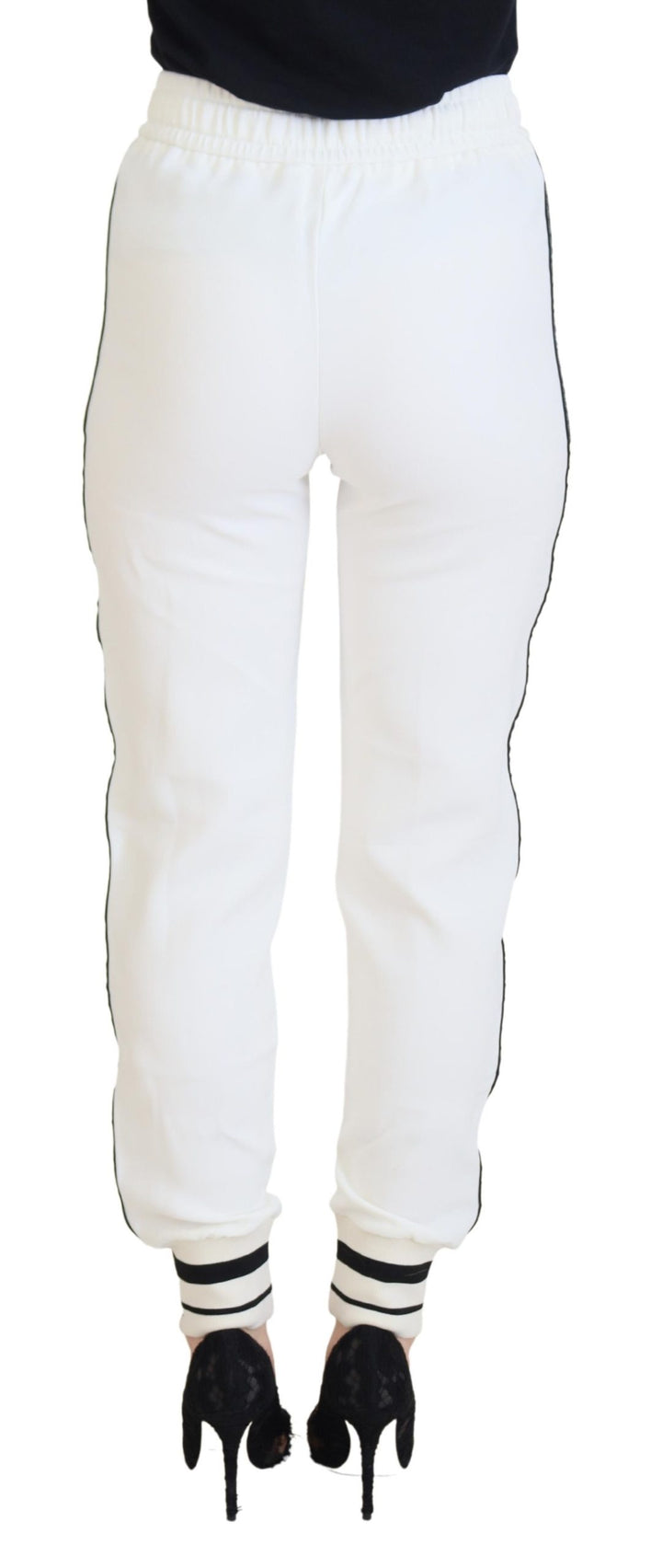 Weiße DG Logo Sweatpants Hose