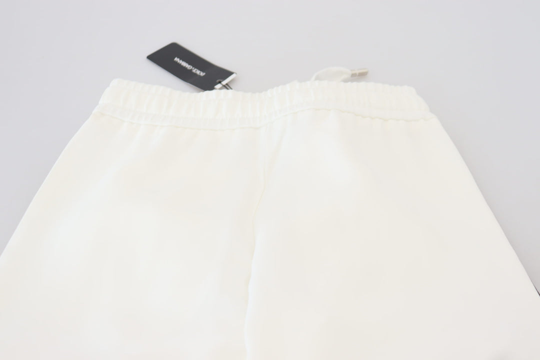 Weiße DG Logo Sweatpants Hose
