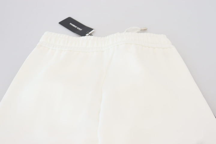 Weiße DG Logo Sweatpants Hose