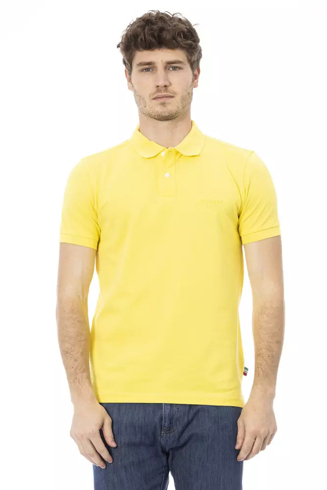 Gelbes Baumwoll-Poloshirt für Männer