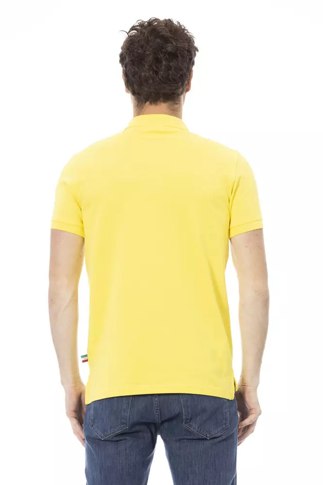 Gelbes Baumwoll-Poloshirt für Männer