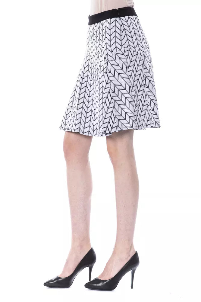 Black acrylic women's skirt