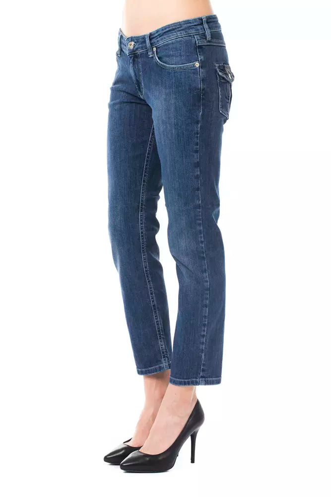 Ungaro Fever Hellblaue Baumwolle Damen Jeans