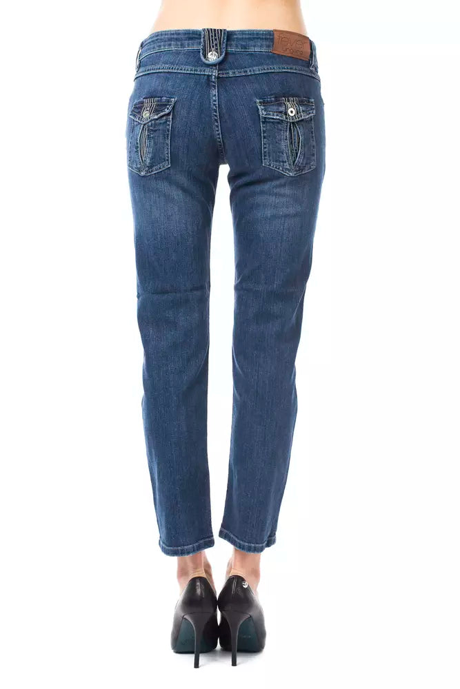 Ungaro Fever Hellblaue Baumwolle Damen Jeans