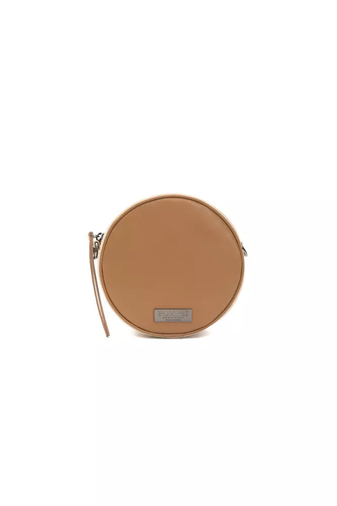 Pompei Donatella Braunes Leder Frauen Crossbody Tasche