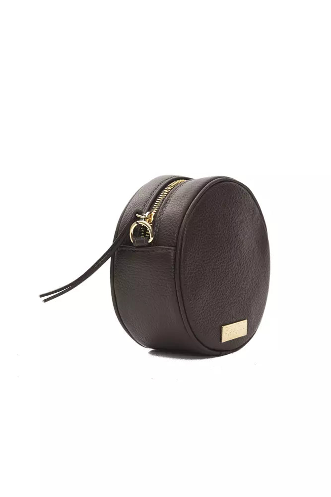 Pompei Donatella Braunes Leder Frauen Crossbody Tasche