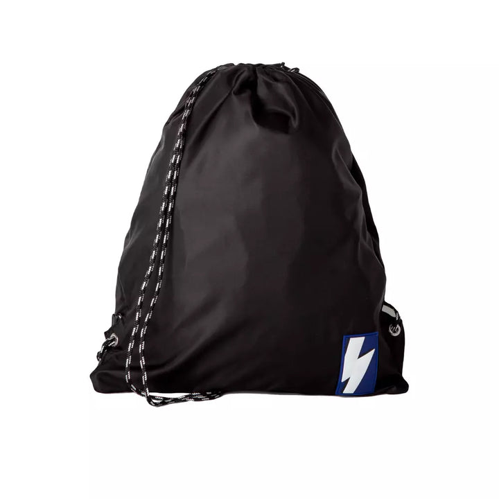 Schwarzer Nylon-Rucksack für Männer