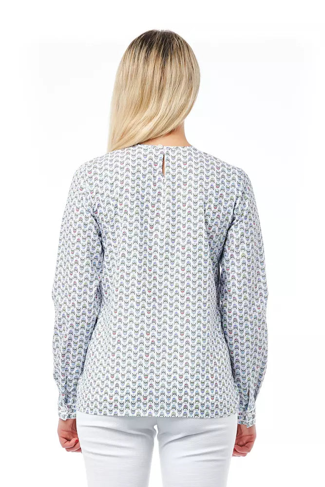 Weiße Baumwolle Frauen Bluse