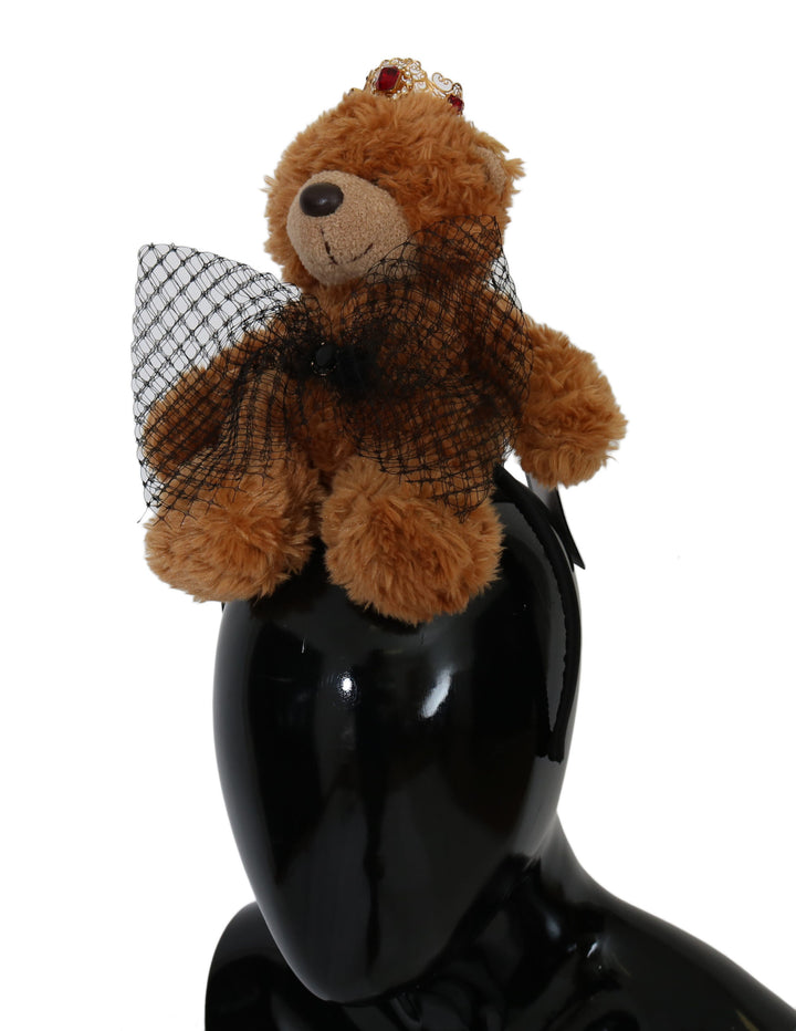 Teddybär Gold Kristallkrone Tiara Diadem Haarband