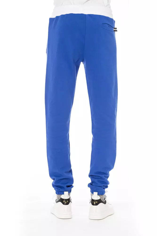Blaue Baumwolle Herren Sporthose