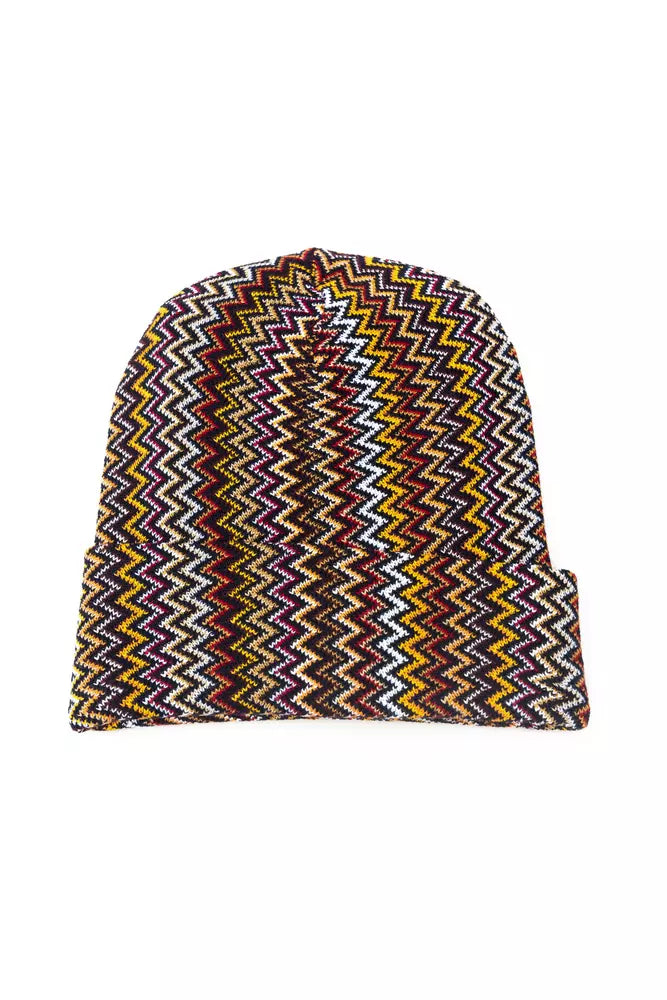 Multicolor Wolle Männer Hut