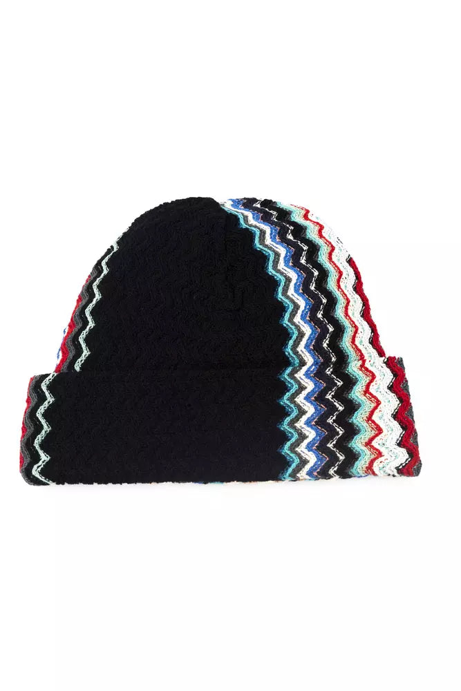 Multicolor Wolle Männer Hut