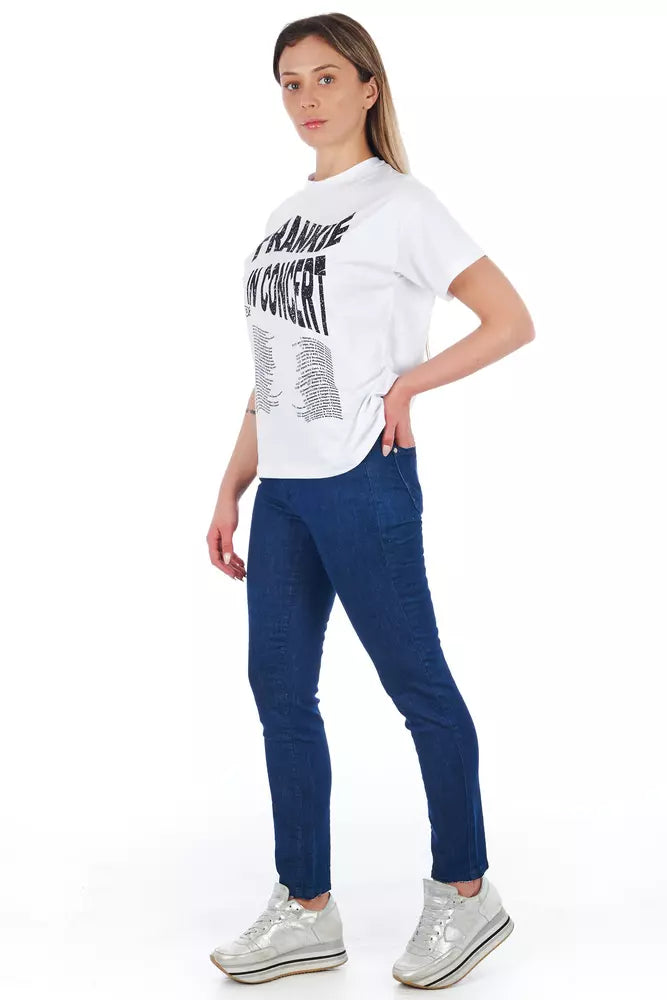 Dunkelblaue Damen-Jeans im Skinny-Schnitt