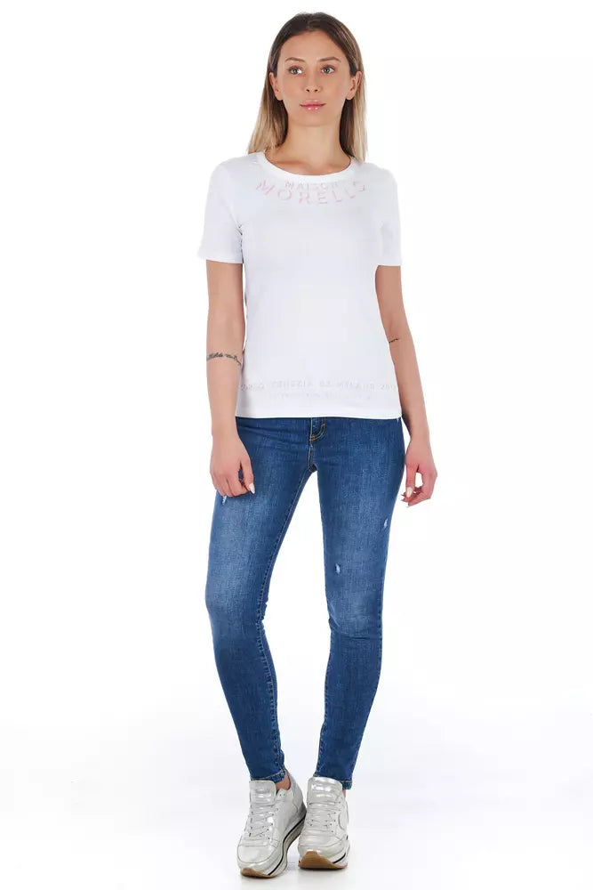 Damenjeans aus Blauem Denim