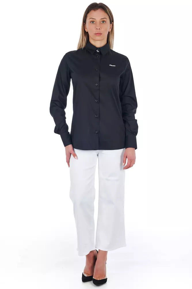 Weiße Baumwoll-Cropped-Hose für Damen