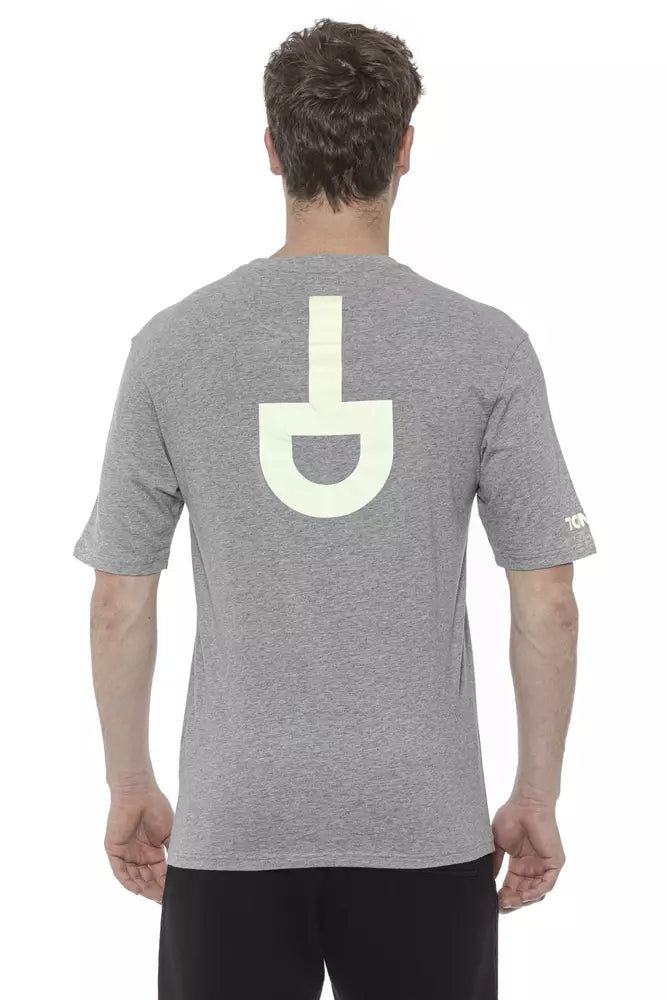 Graues Herren T-Shirt aus Baumwolle