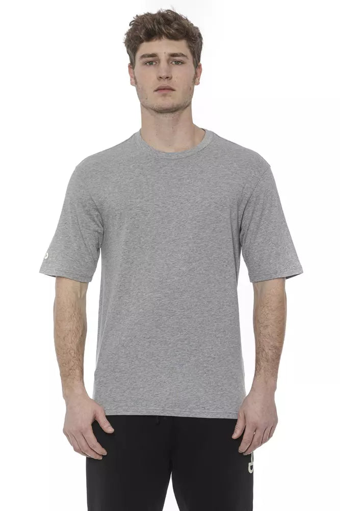 Graues Herren T-Shirt aus Baumwolle