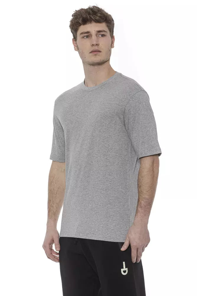 Graues Herren T-Shirt aus Baumwolle