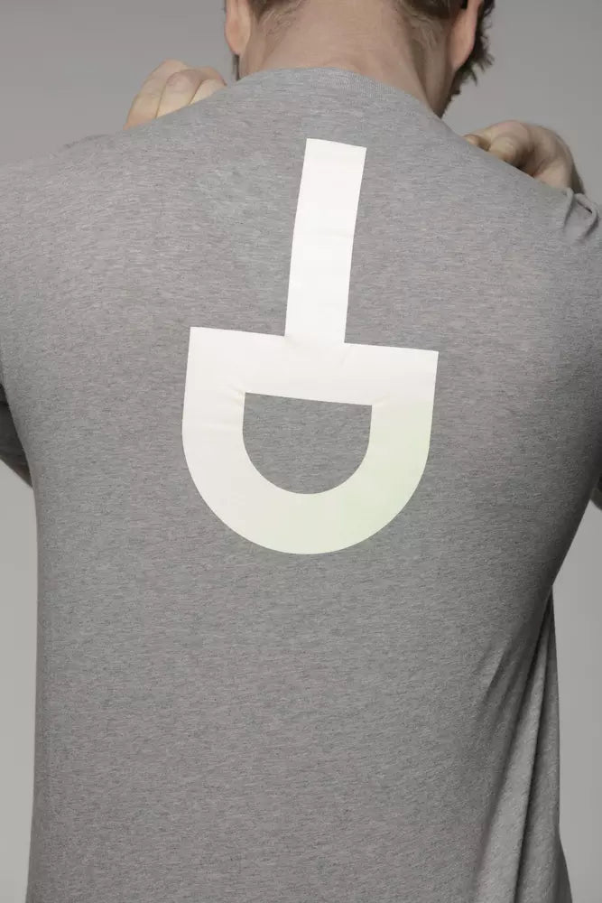 Graues Herren T-Shirt aus Baumwolle