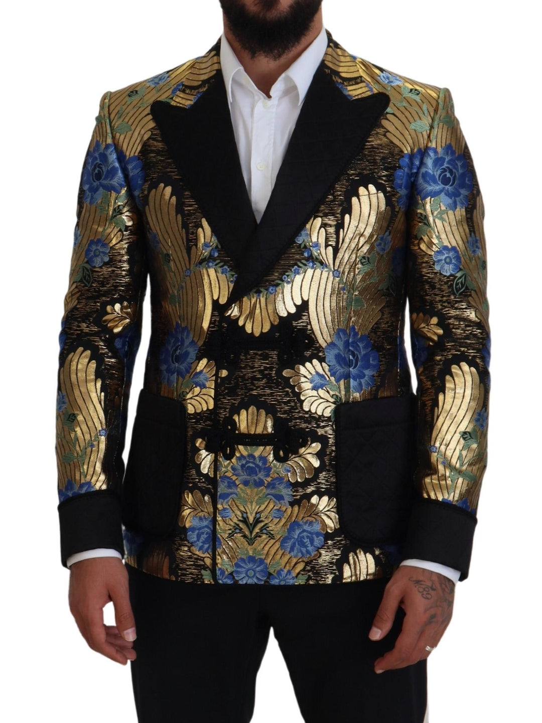 Dolce & Gabbana Eleganter geblümter Party-Blazer für den Abend
