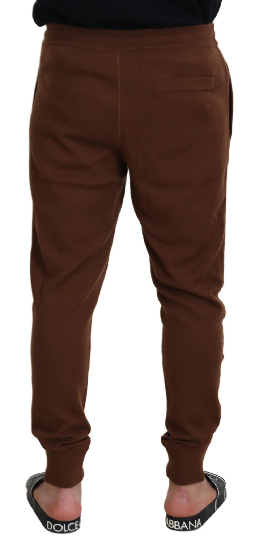 Dolce & Gabbana Elegante braune Kaschmir-Jogger-Hose