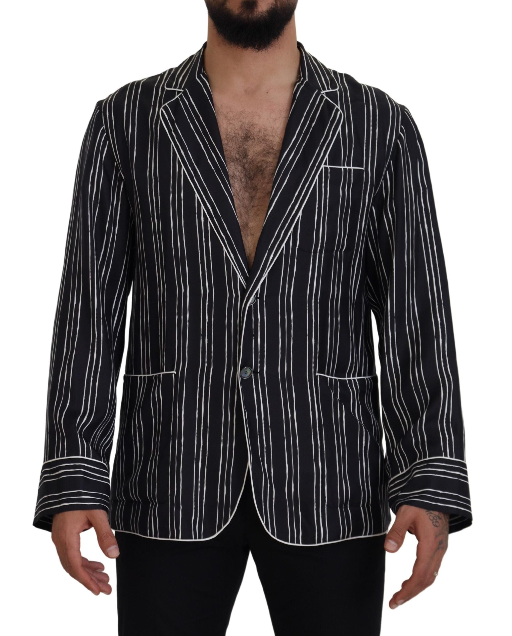 Elegant silk pajama top Lounge Jacket