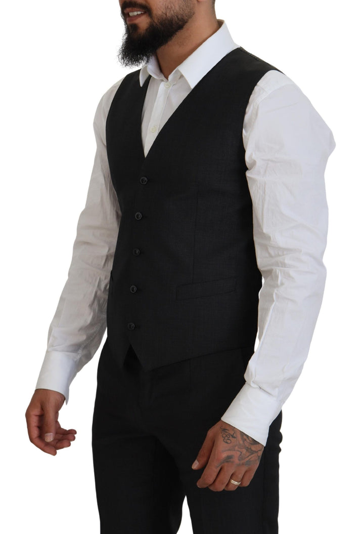 Grauer MARTINI 3 Stück Slim Fit Anzug