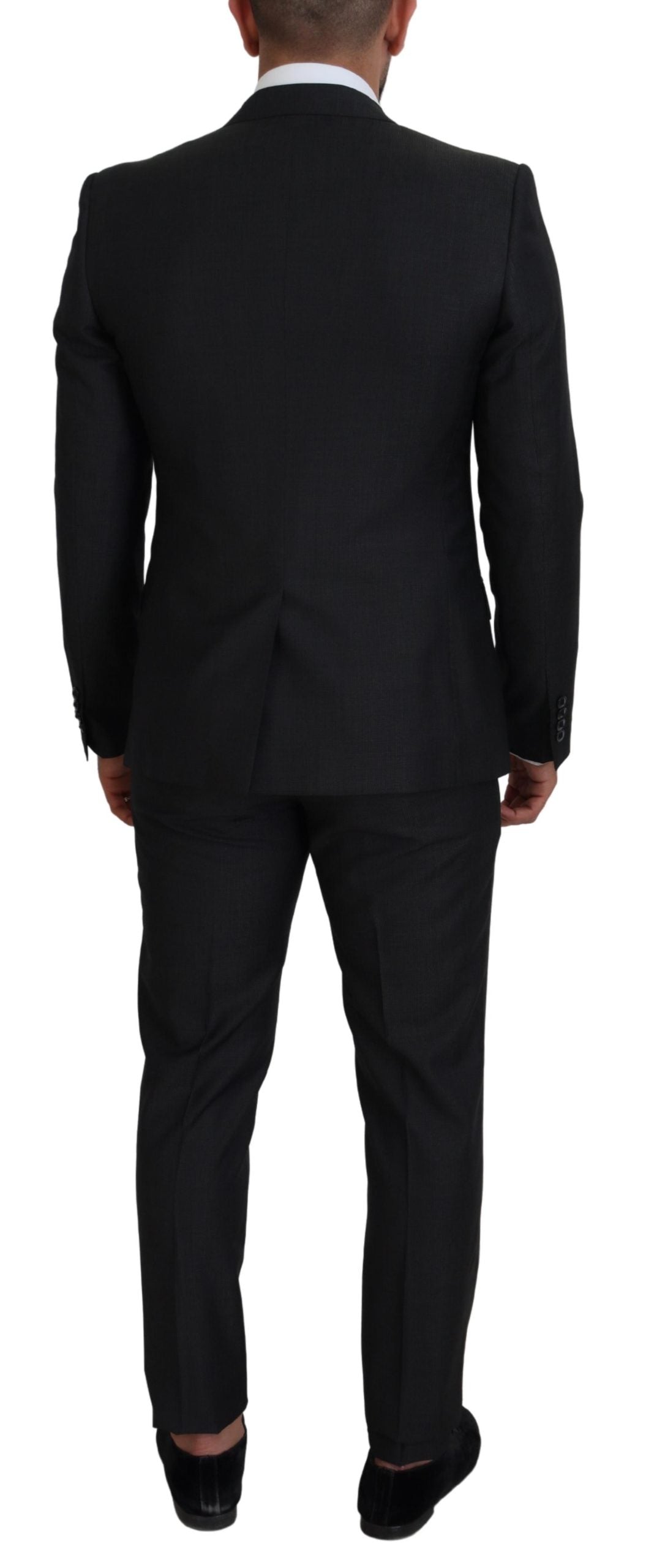 Grauer MARTINI 3 Stück Slim Fit Anzug