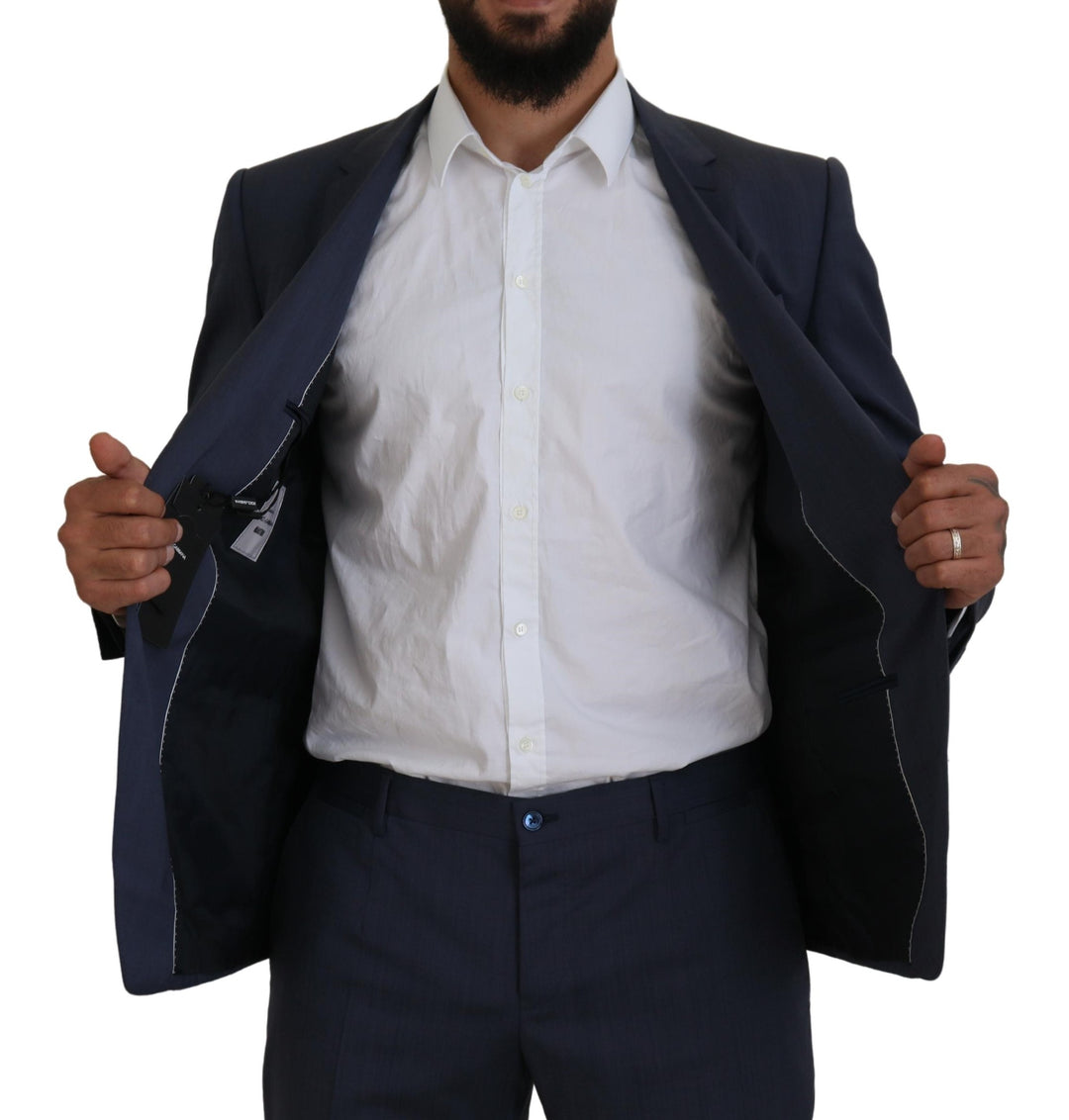 Elegant Blue Martini Men's Suit Slim Fit