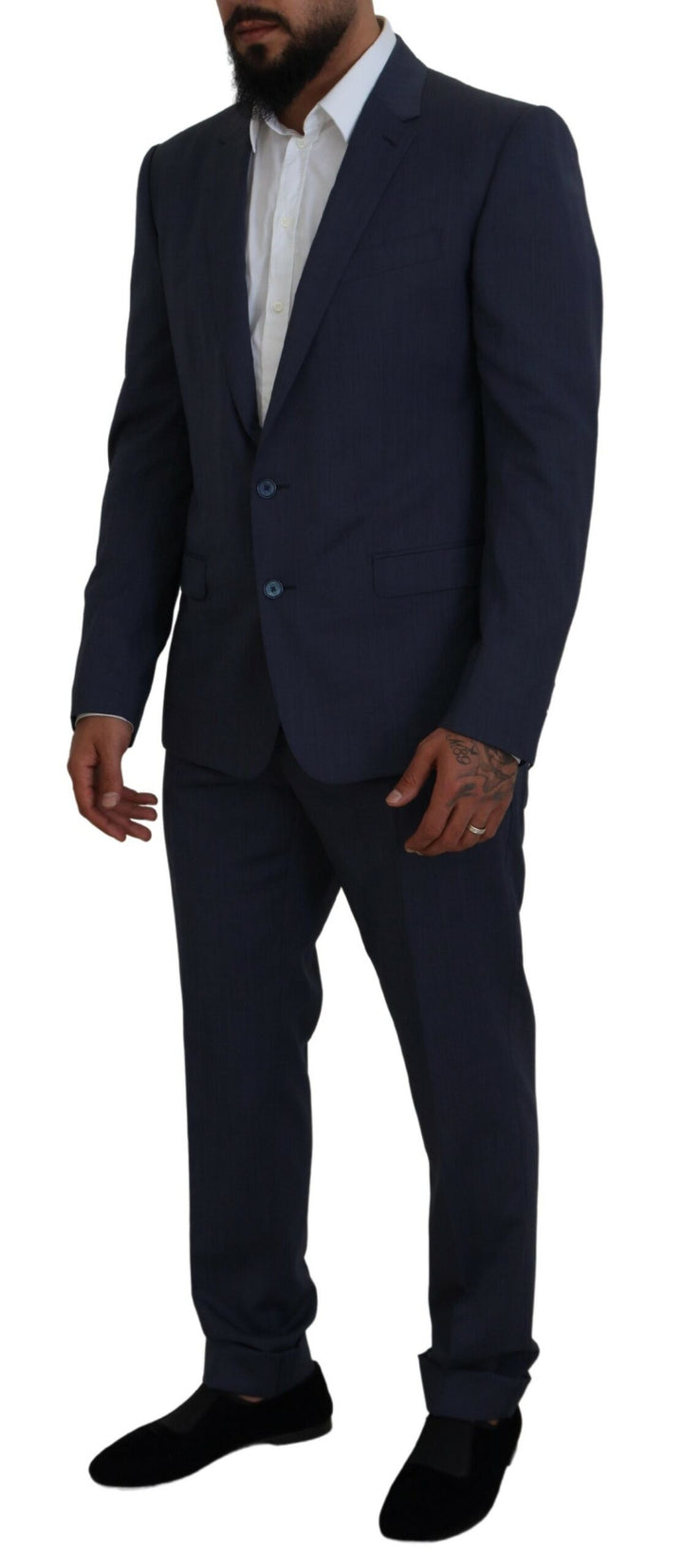 Elegant Blue Martini Men's Suit Slim Fit