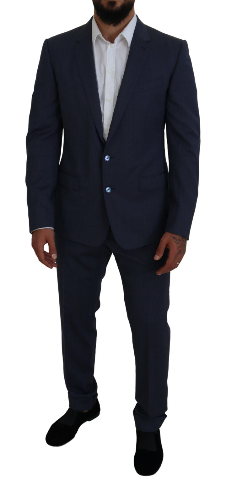 Elegant Blue Martini Men's Suit Slim Fit