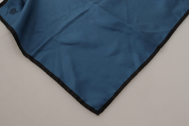 Elegant square silk scarf for men