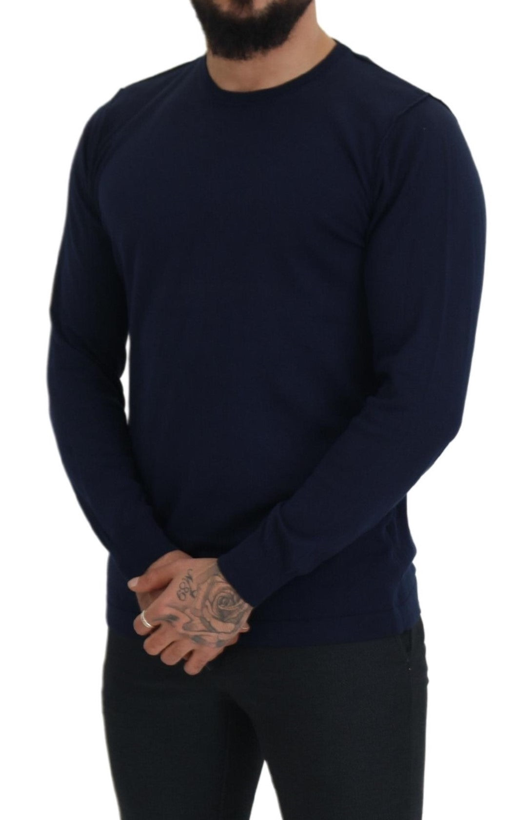 Authentic blue crew neck sweater