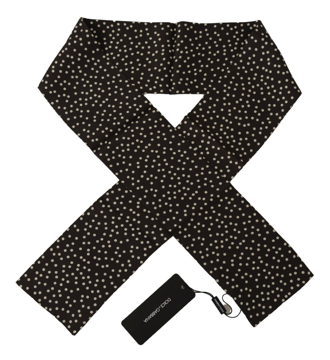 Brauner Polka Dot Männer Schal Hals Wrap Schal Schal