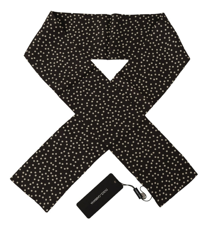 Brauner Polka Dot Männer Schal Hals Wrap Schal Schal