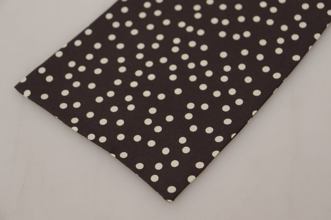 Brauner Polka Dot Männer Schal Hals Wrap Schal Schal
