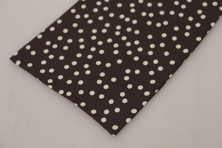 Brauner Polka Dot Männer Schal Hals Wrap Schal Schal