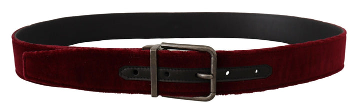 Maroon velvet belt Elegance