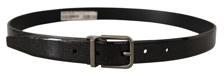 Elegant multicolor leather belt