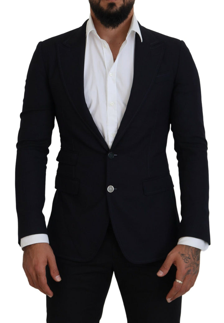 Blauer Taormina Blazer aus Schurwolle