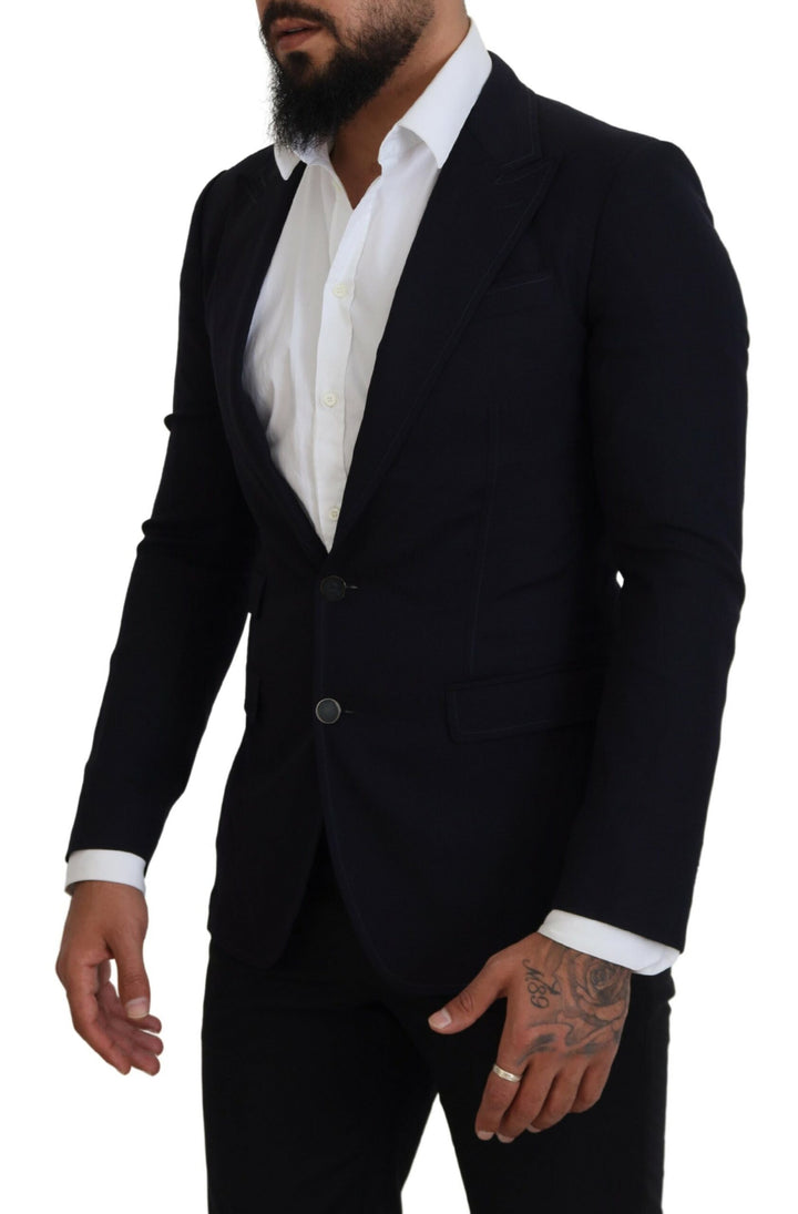 Blauer Taormina Blazer aus Schurwolle