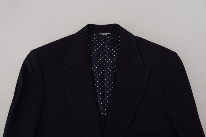 Blauer Taormina Blazer aus Schurwolle