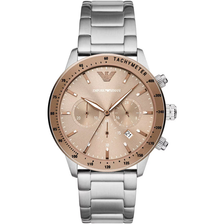 Classic Chronograph Stahl Herrenuhr