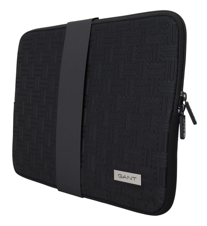 Elegant black neoprene laptop sleeve