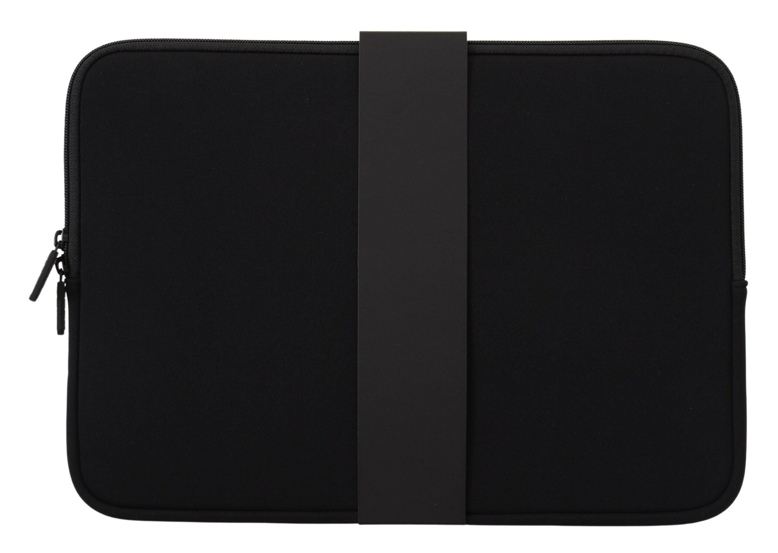 Schwarzes gepolstertes Etui Tasche Zipper Cover Sleeve Case