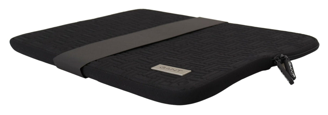 Elegant black neoprene laptop sleeve