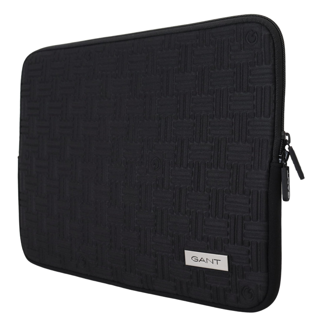 Elegant black neoprene laptop sleeve